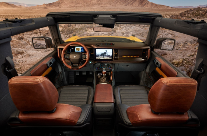 Next-Gen 2024 Ford Bronco Raptor interior