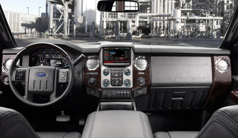 2024 Ford F250 Truck interior